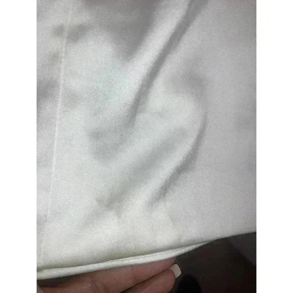 IEENA  MAC DUGGAL ONE SHOULDER LONG SLEEVE STAIN MINI Wedding DRESS SIZE… - Picture 9 of 12